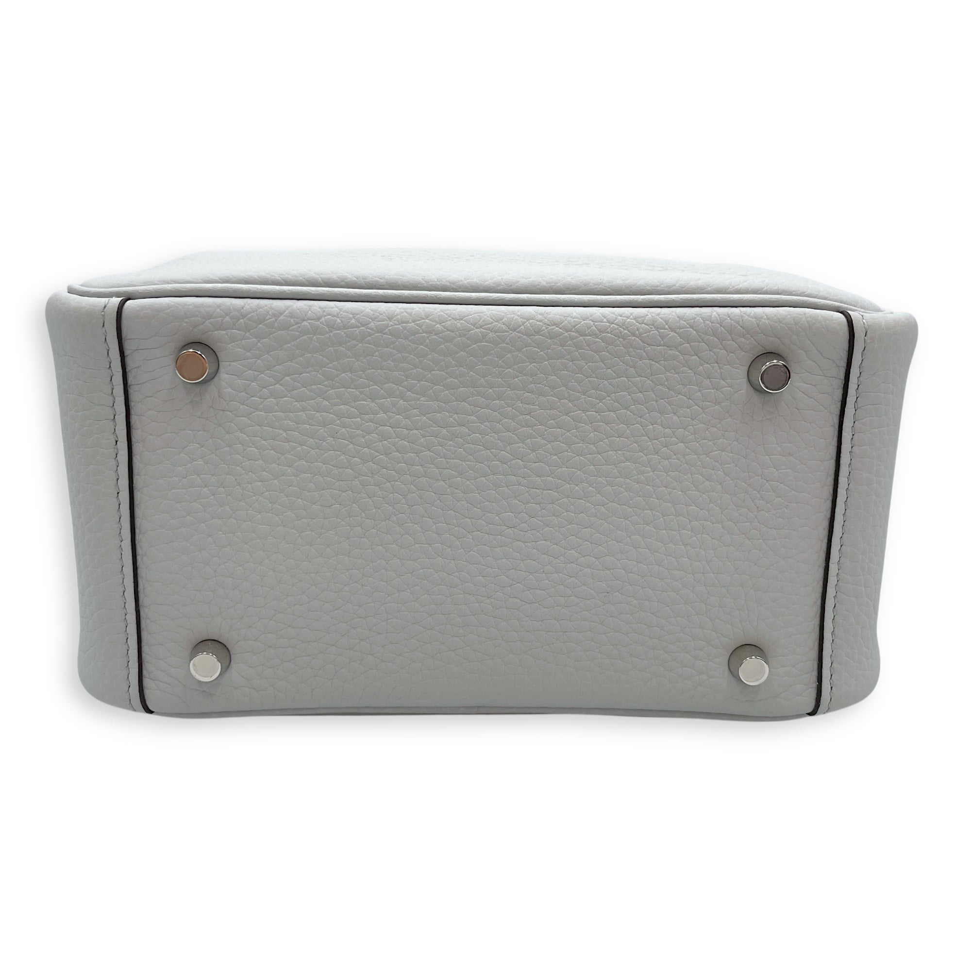 Lindy II Mini Blue Pale in Clemence, Palladium hardware