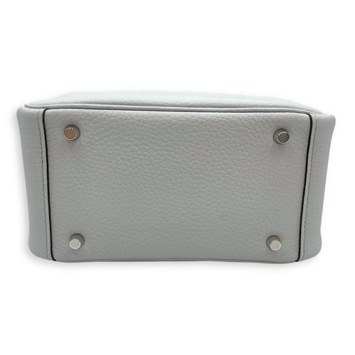 Lindy II Mini Blue Pale in Clemence, Palladium hardware