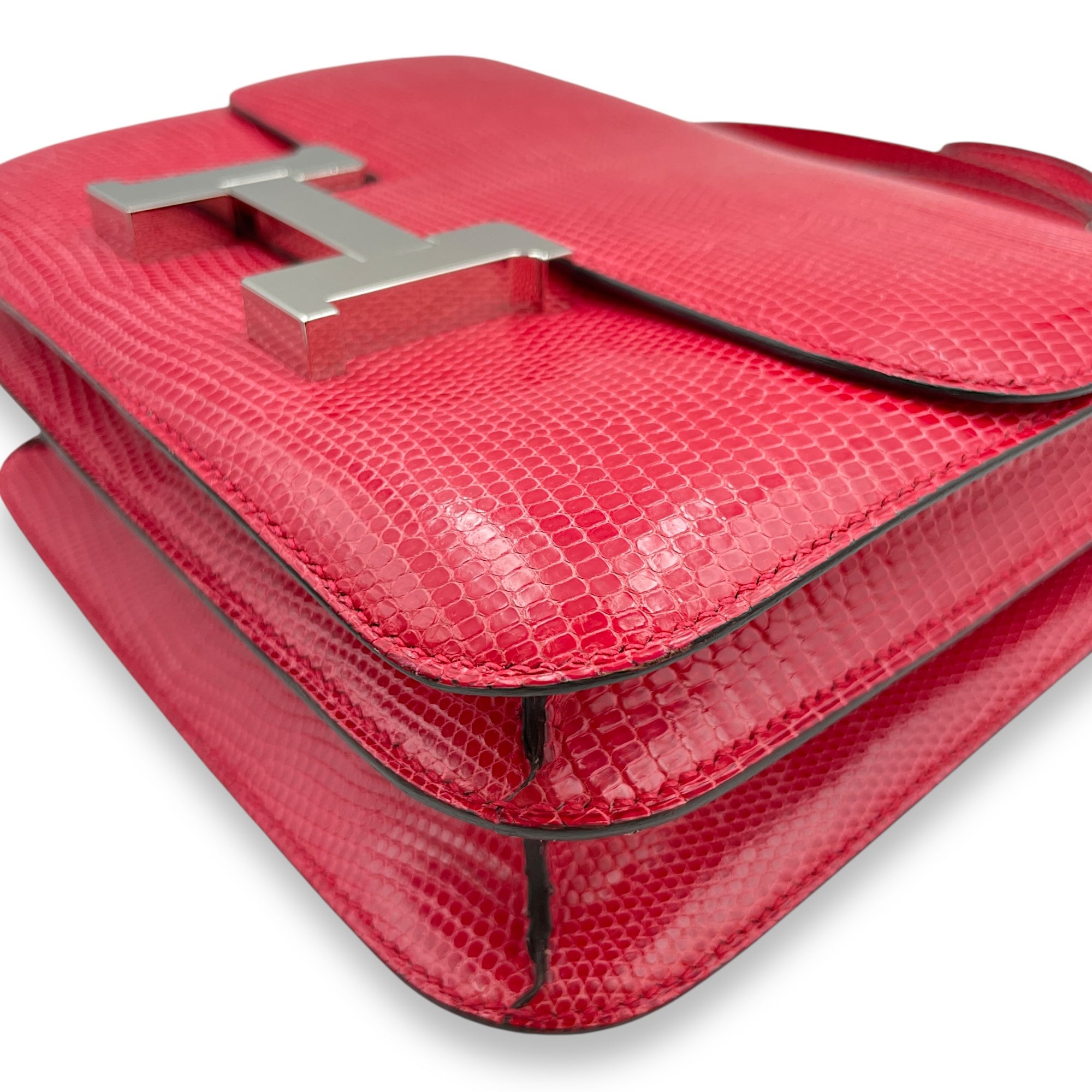 Constance 18 Rose Extreme in Lizard Varanus Niloticus, Palladium hardware