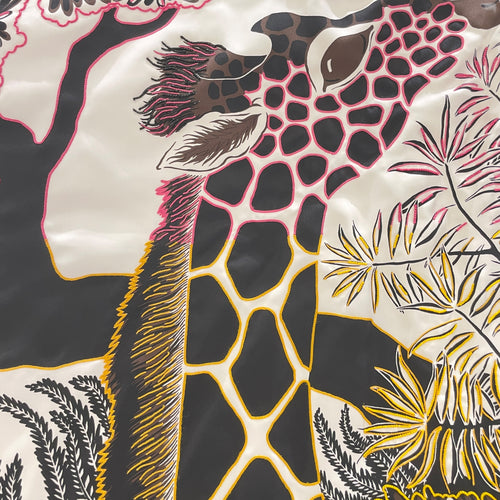 The Three Graces 90 Noir/Cacao/Blanc Scarf