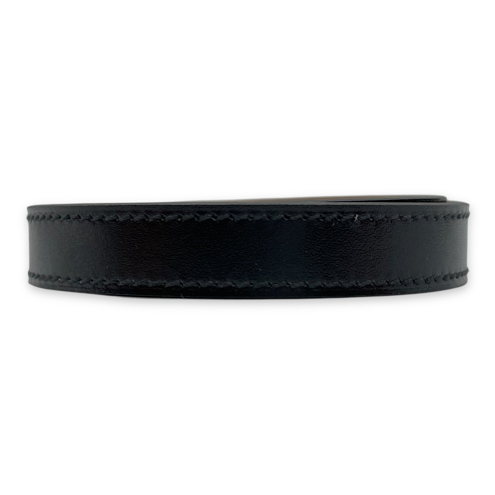 Kelly Double Tour T2 Black Bracelet in Box, Gold hardware