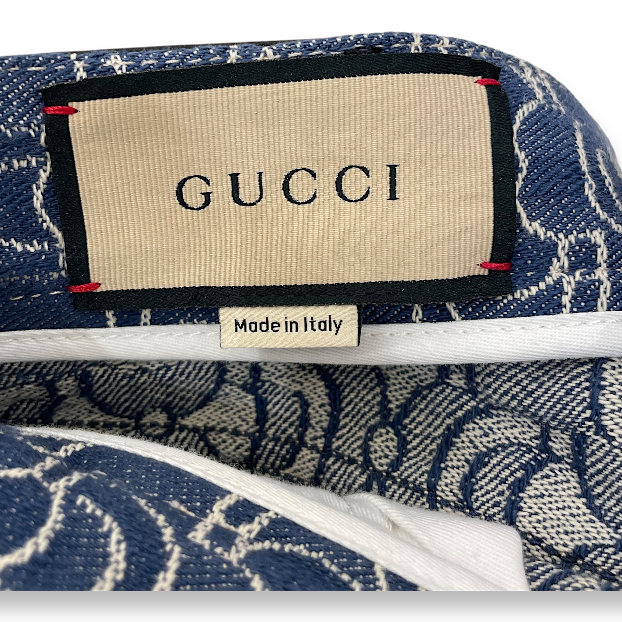 Horsebit Jacquard 24 Blue Jeans in Denim