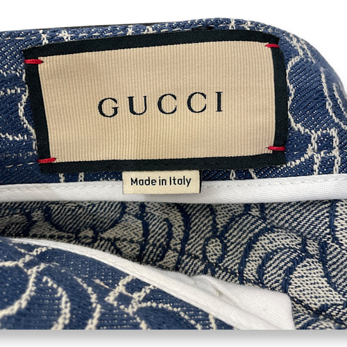 Horsebit Jacquard 24 Blue Jeans in Denim