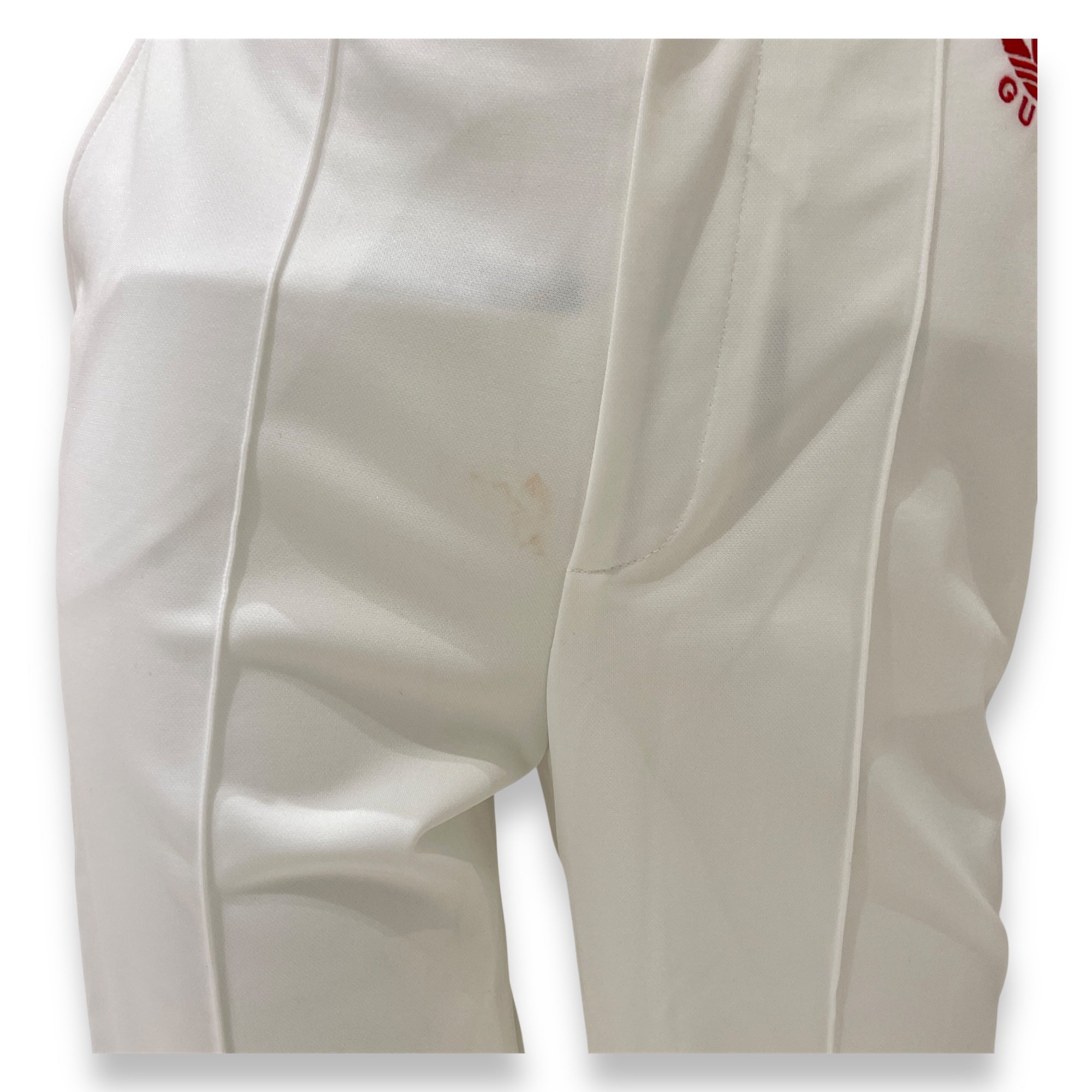 Gucci x Adidas Track Pants 38 White/Red Ready-To-Wear in Polyester