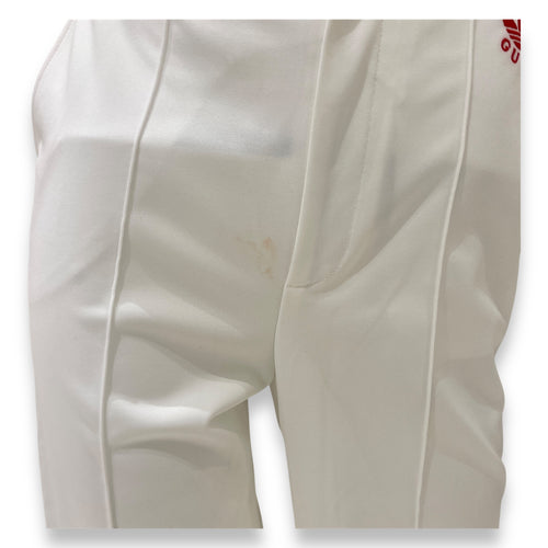 Gucci x Adidas Track Pants 38 White/Red Ready-To-Wear in Polyester