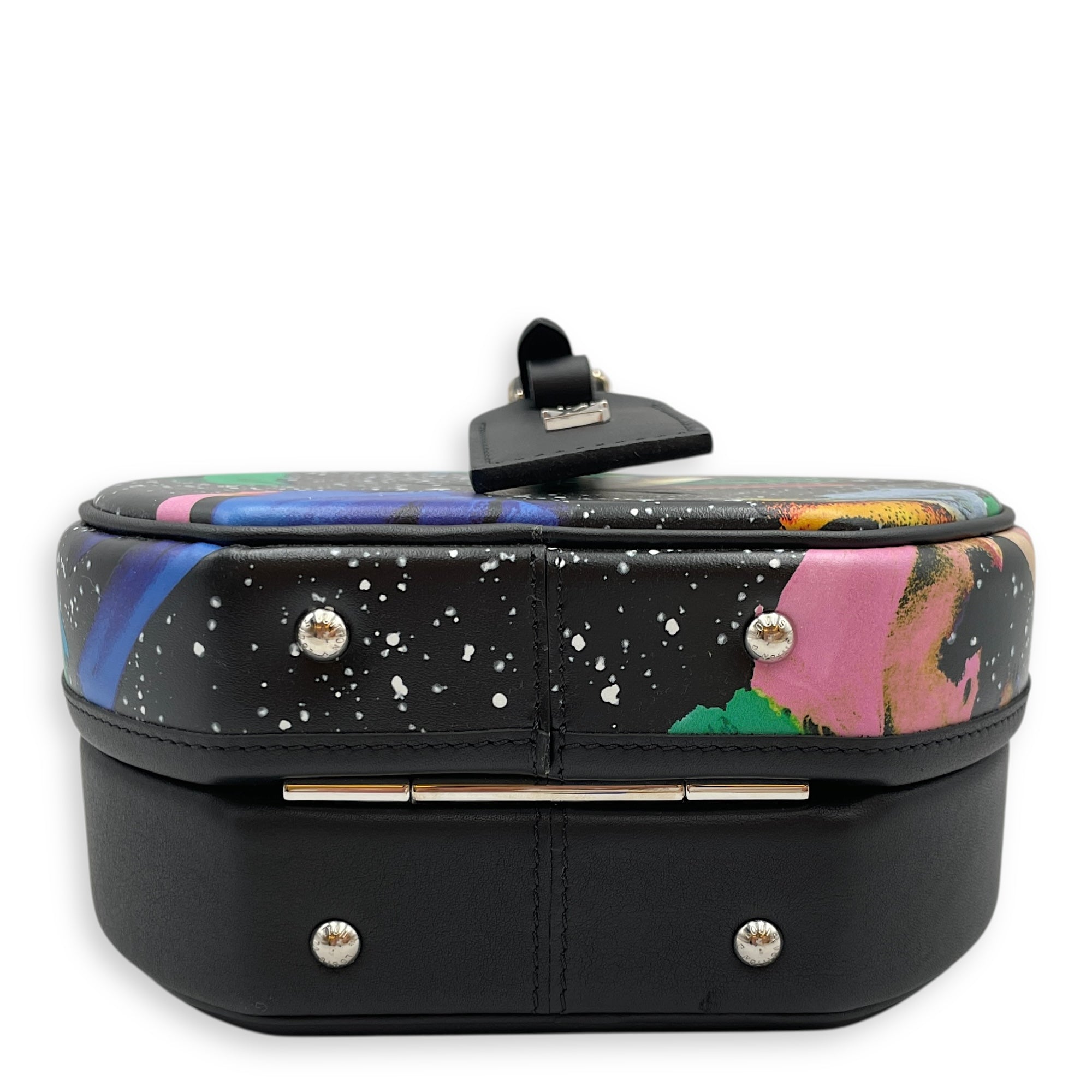 Splash Petite Boite Chapeau Multi-colour Shoulder Bag in Calfskin, Palladium hardware