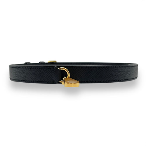 A Black Strap in Epsom, Gold hardware
