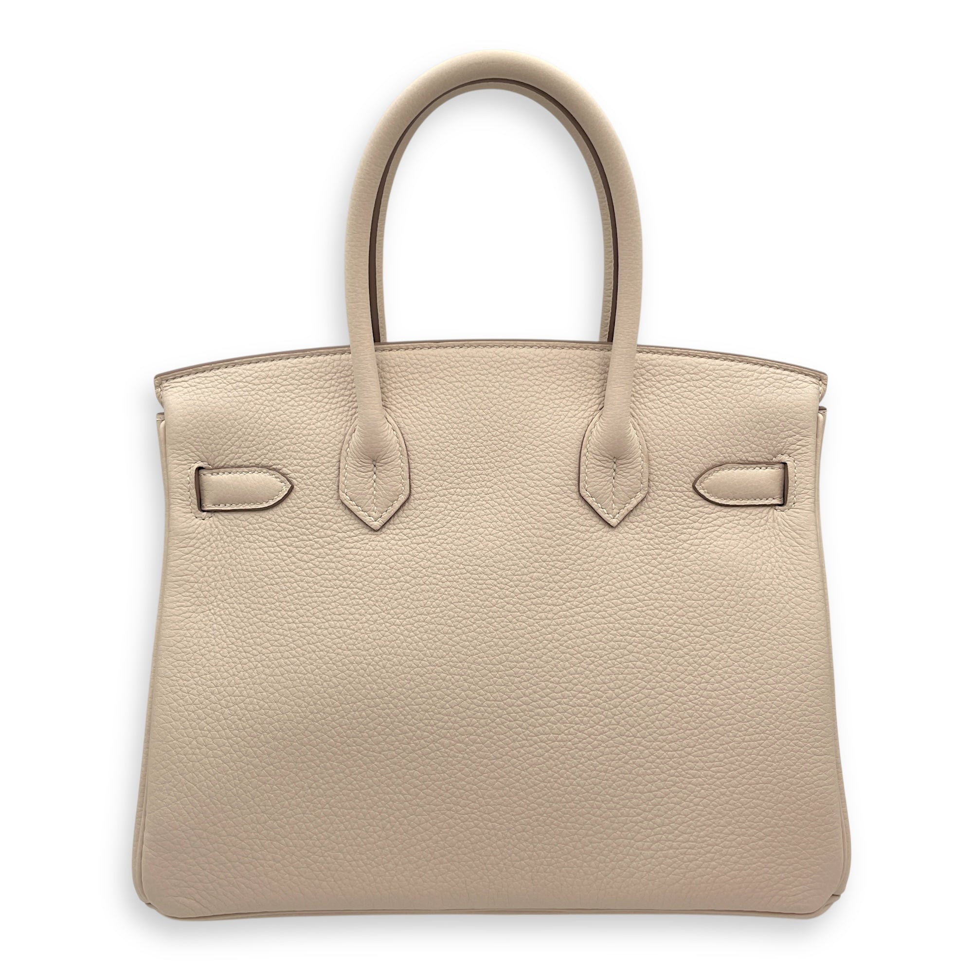 Birkin 30 Craie in Togo, Gold hardware