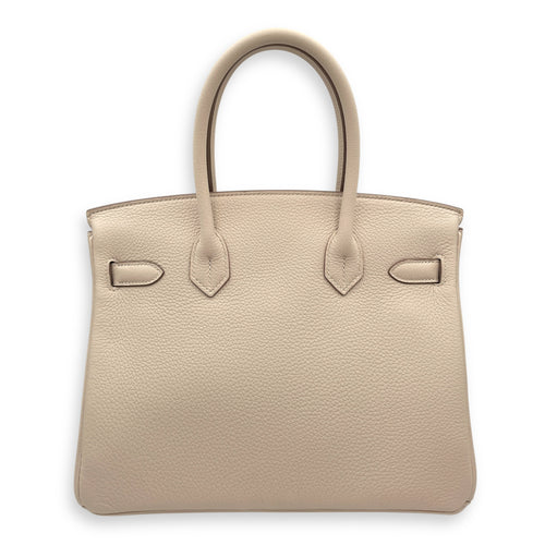 Birkin 30 Craie in Togo, Gold hardware