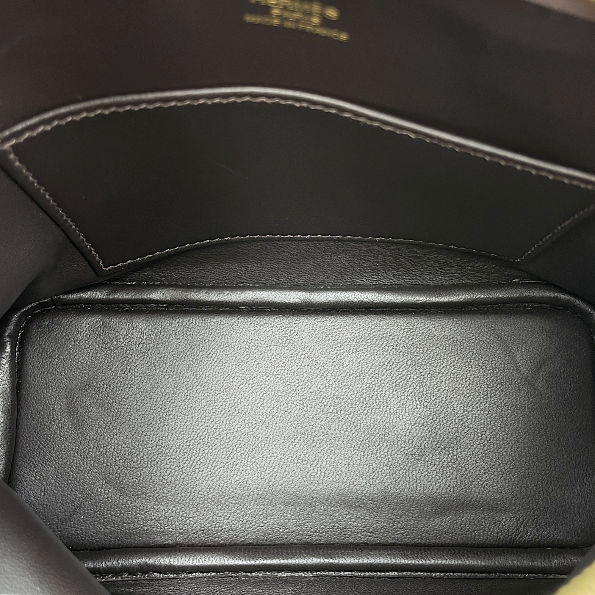 Bolide 1923 Mini Etoupe/Ebene in Evercolor, Gold hardware