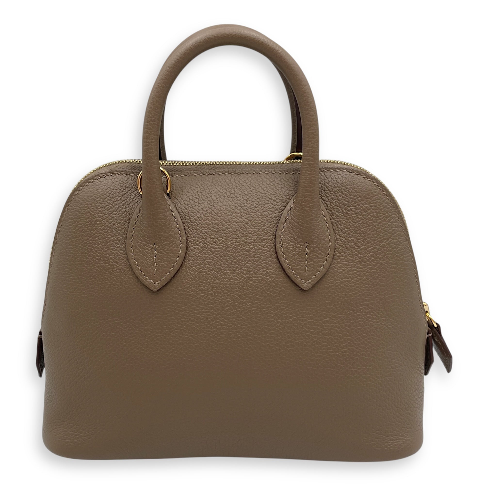 Bolide 1923 Mini Etoupe/Ebene in Evercolor, Gold hardware