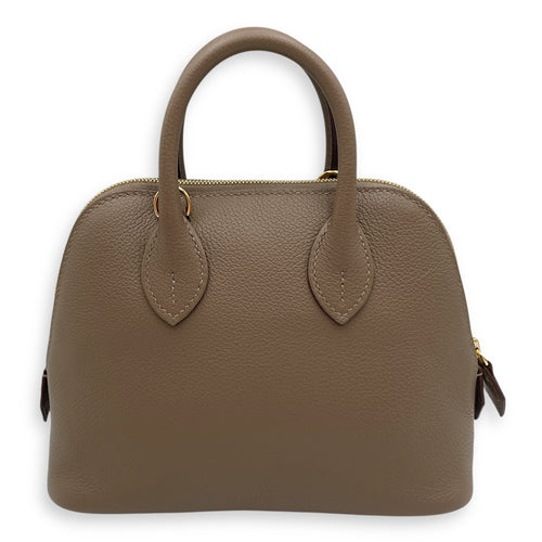 Bolide 1923 Mini Etoupe/Ebene in Evercolor, Gold hardware