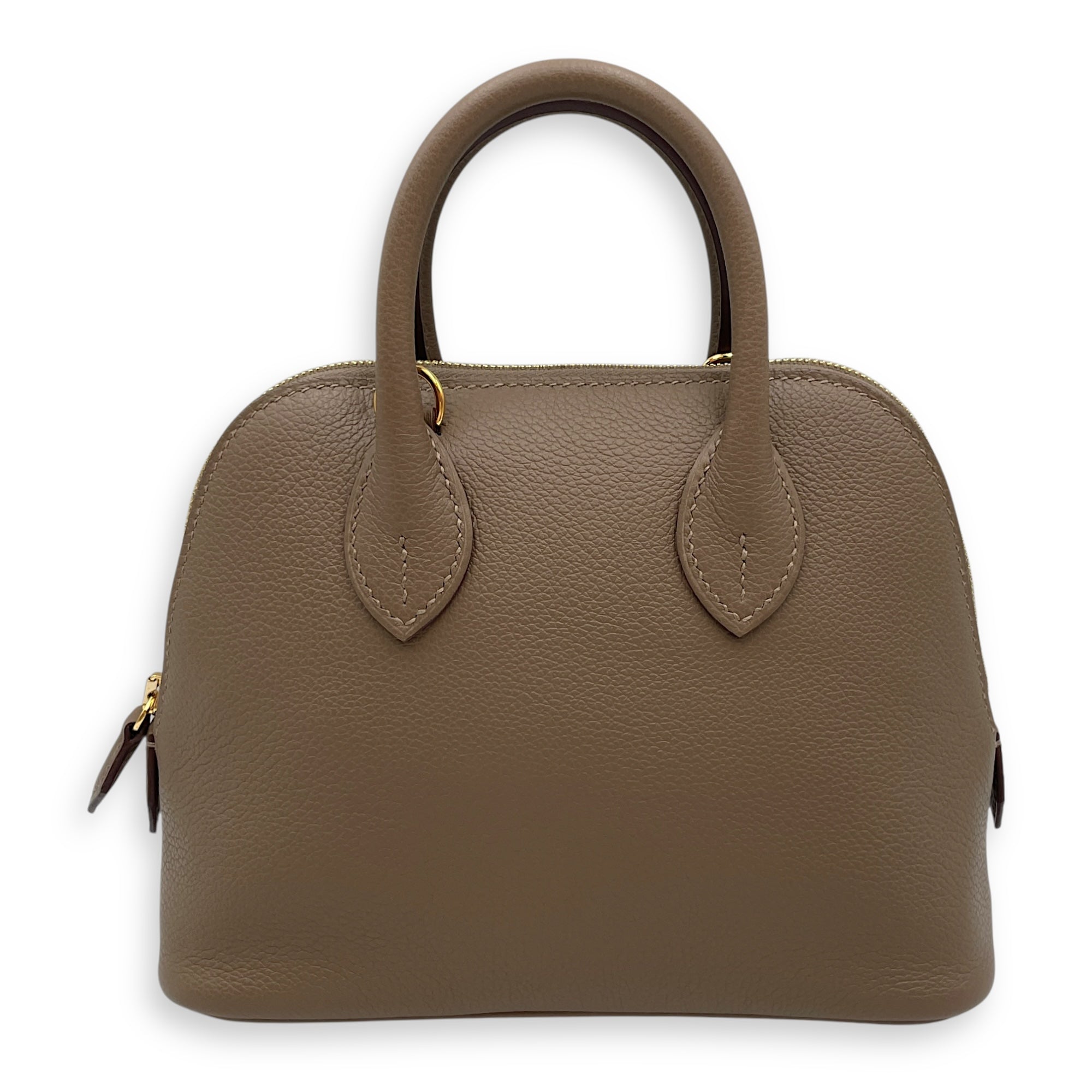 Bolide 1923 Mini Etoupe/Ebene in Evercolor, Gold hardware