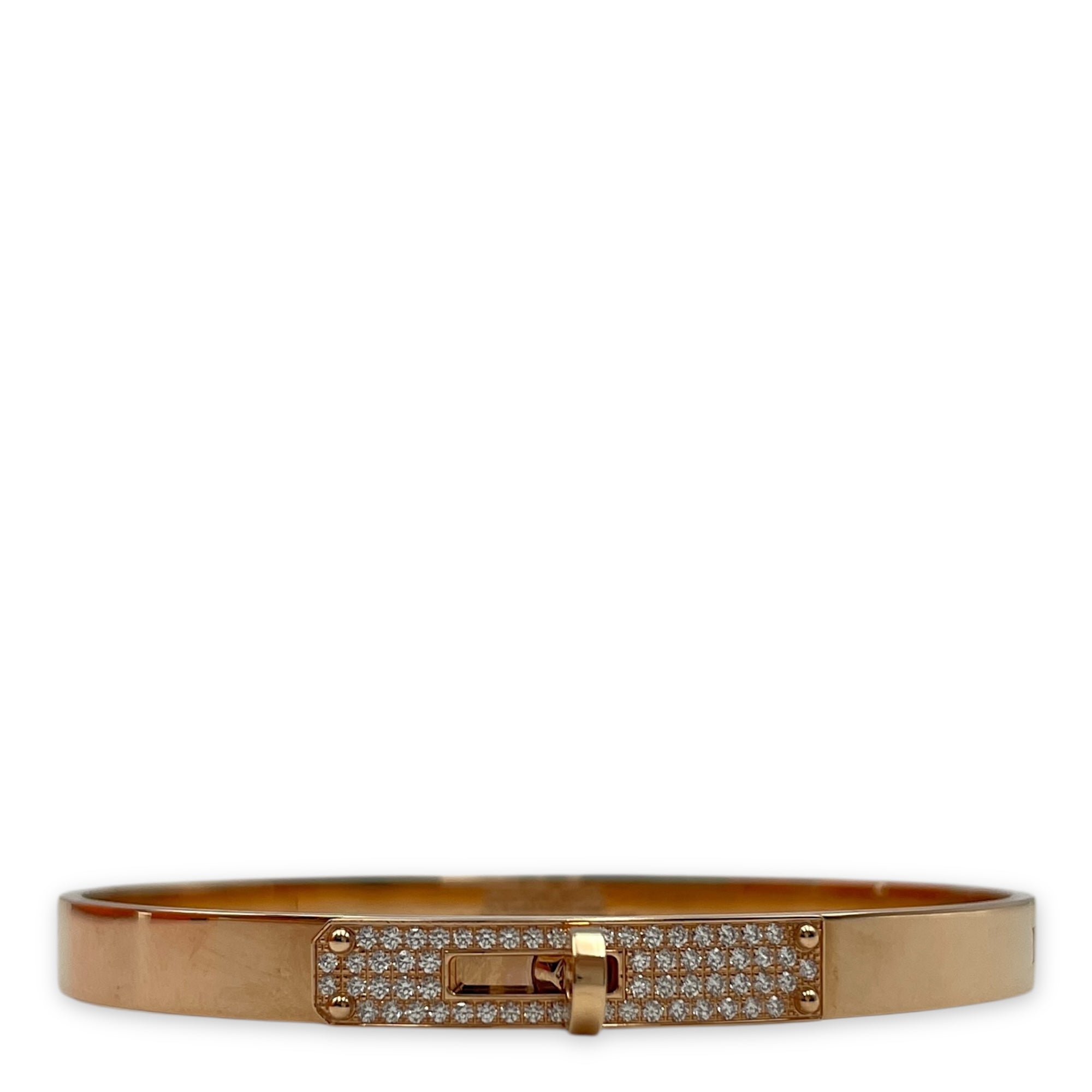 Kelly PM ST Bracelet in 61 Diamonds, 0.36 CT, Rose Gold Hardware