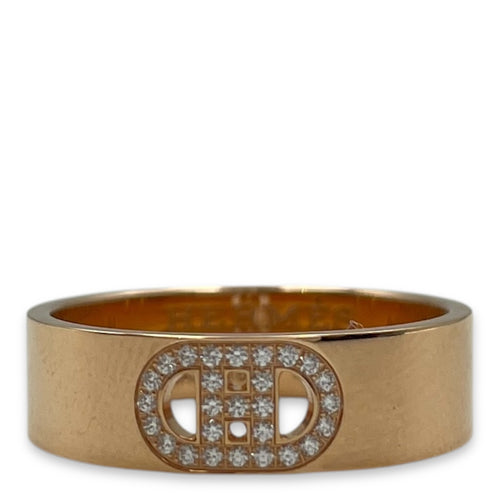 H D'ancre 54 Ring in 27 Diamond, 0.07 CT, Rose Gold Hardware