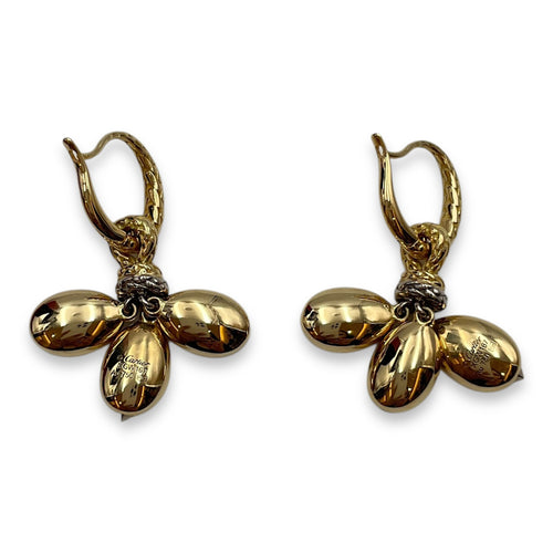 Gain De Cafe Earrings in Yelow Gold/White Gold Hardware