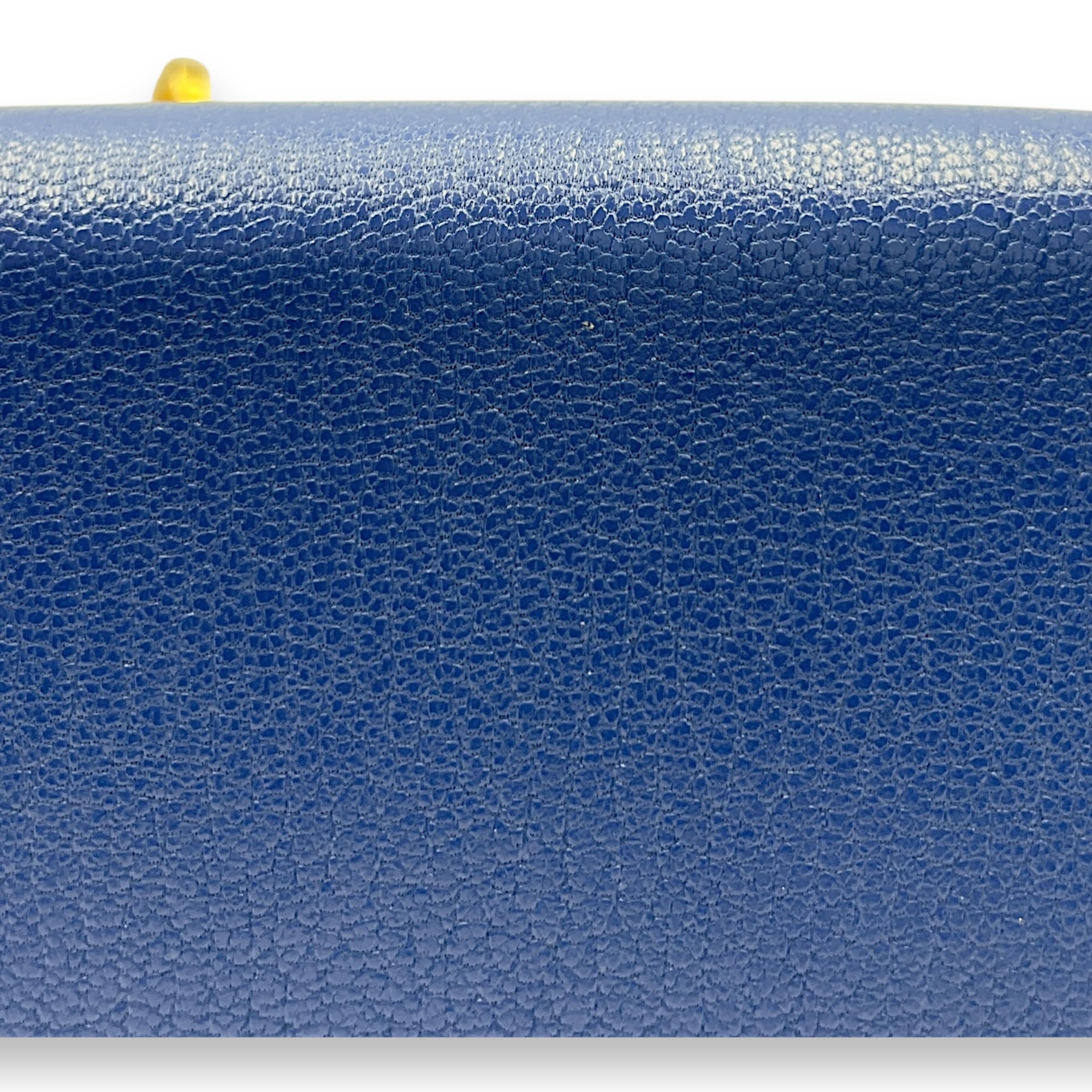 Sellier Kelly 20 Blue Royal in Chevre Chamkila, Gold hardware