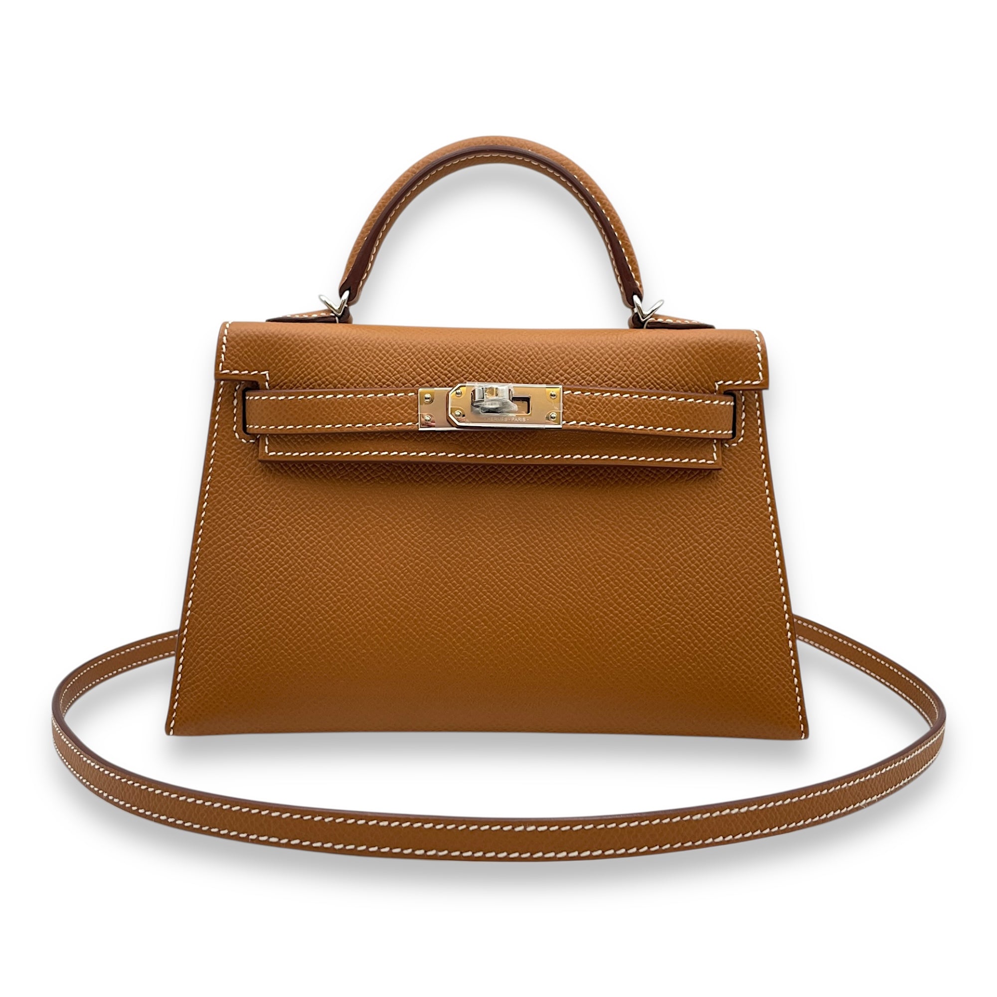 Sellier Kelly 20 Gold in Epsom, Palladium hardware