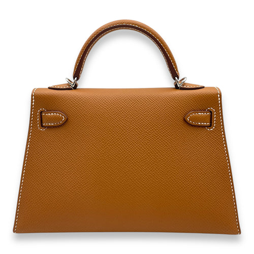 Sellier Kelly 20 Gold in Epsom, Palladium hardware