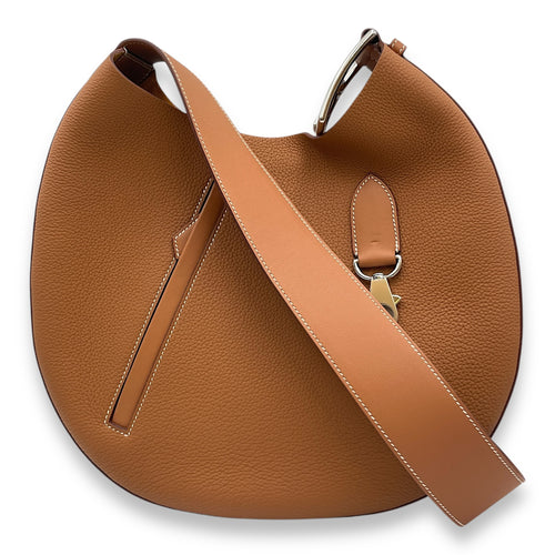 Acorn Bag Brown in Togo/Swift, Palladium hardware