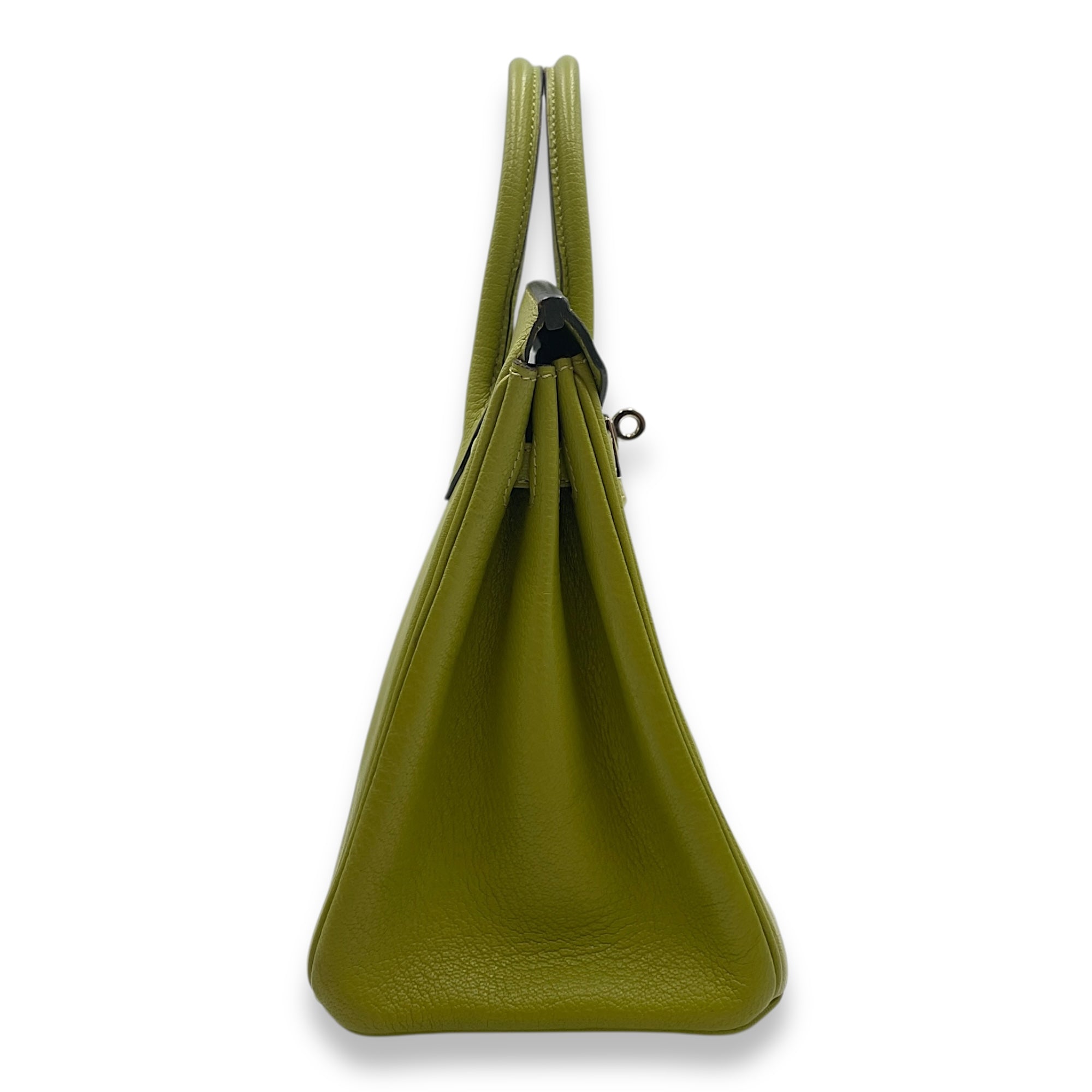 Birkin 25 Vert Anis in Chevre Mysore, Palladium hardware