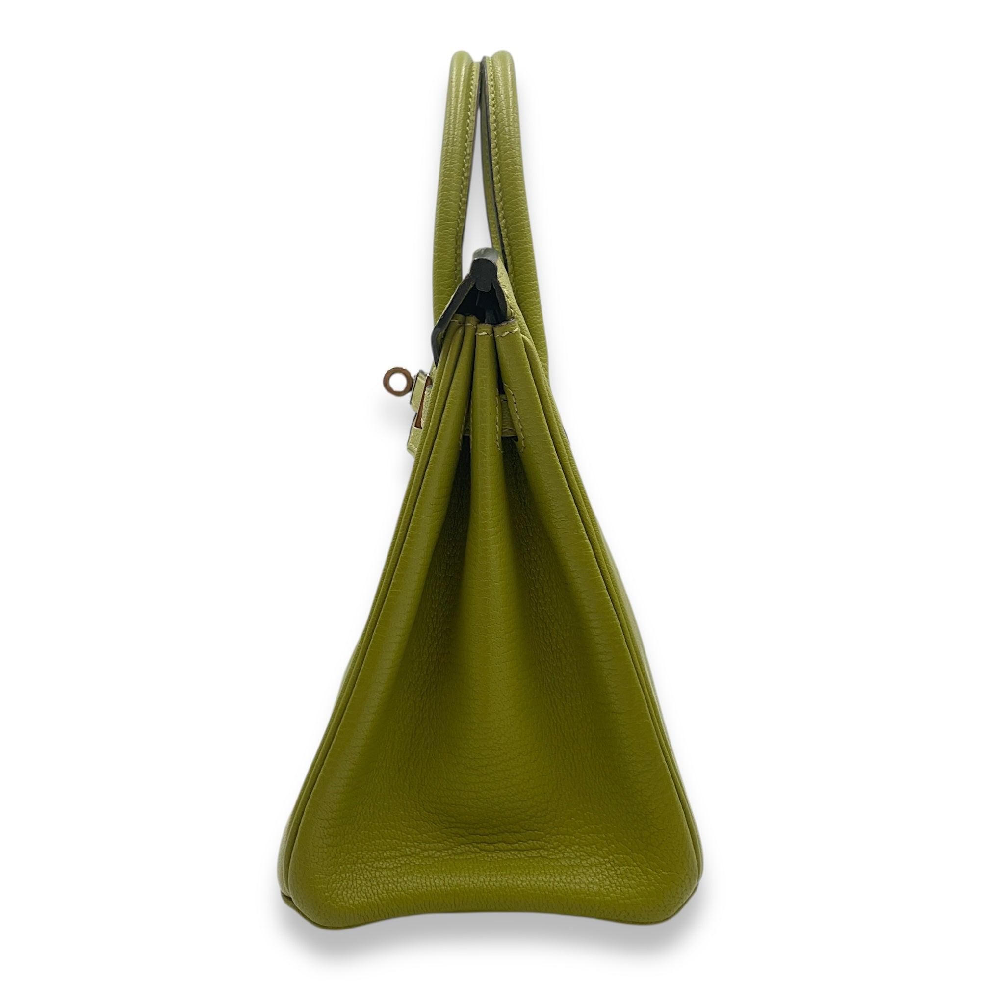 Birkin 25 Vert Anis in Chevre Mysore, Palladium hardware