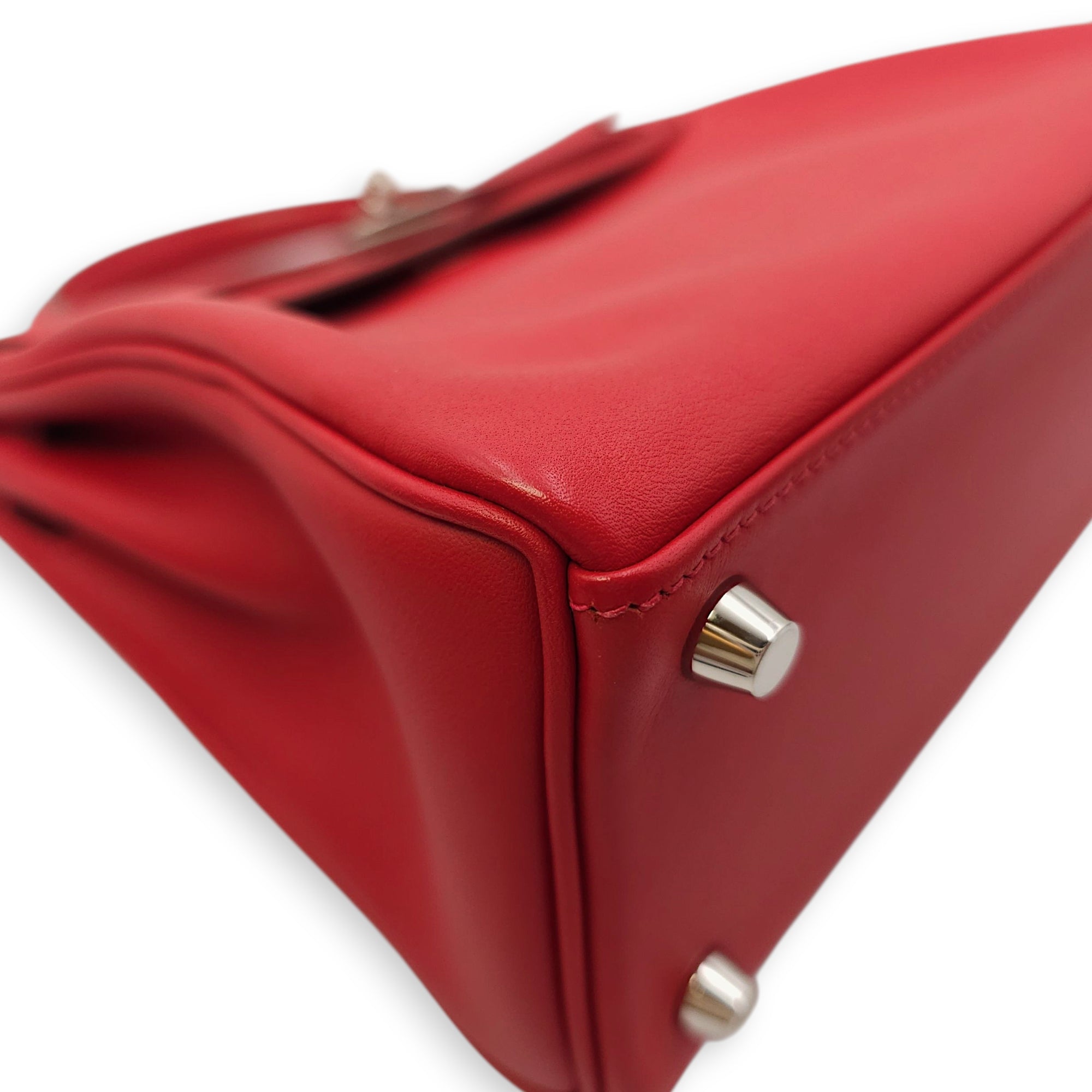 Kelly 25 Geranium in Swift, Palladium hardware