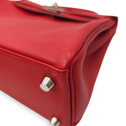 Kelly 25 Geranium in Swift, Palladium hardware