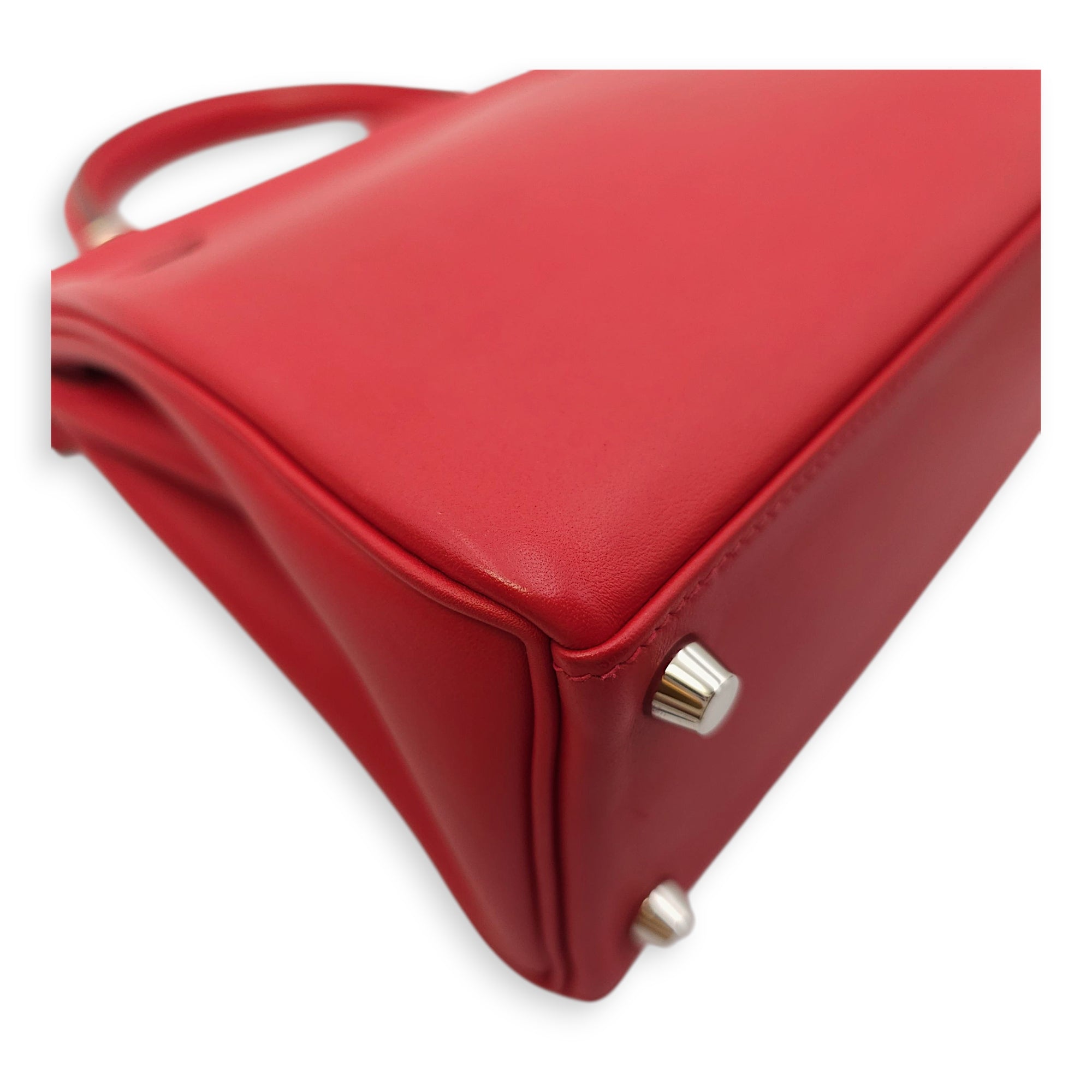 Kelly 25 Geranium in Swift, Palladium hardware