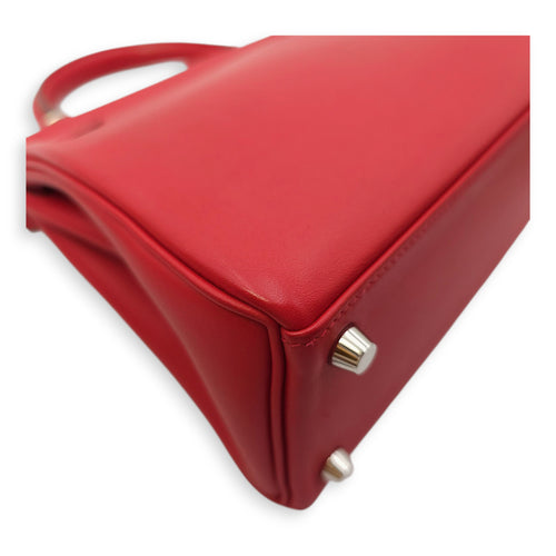 Kelly 25 Geranium in Swift, Palladium hardware