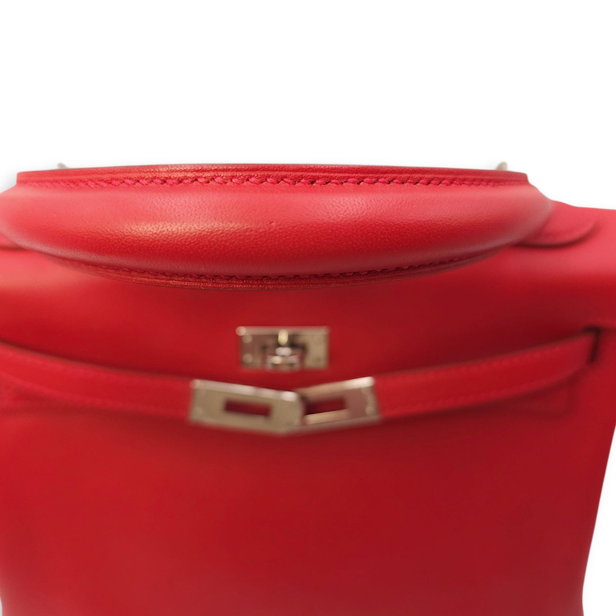 Kelly 25 Geranium in Swift, Palladium hardware