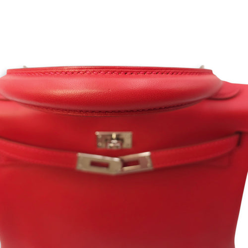 Kelly 25 Geranium in Swift, Palladium hardware