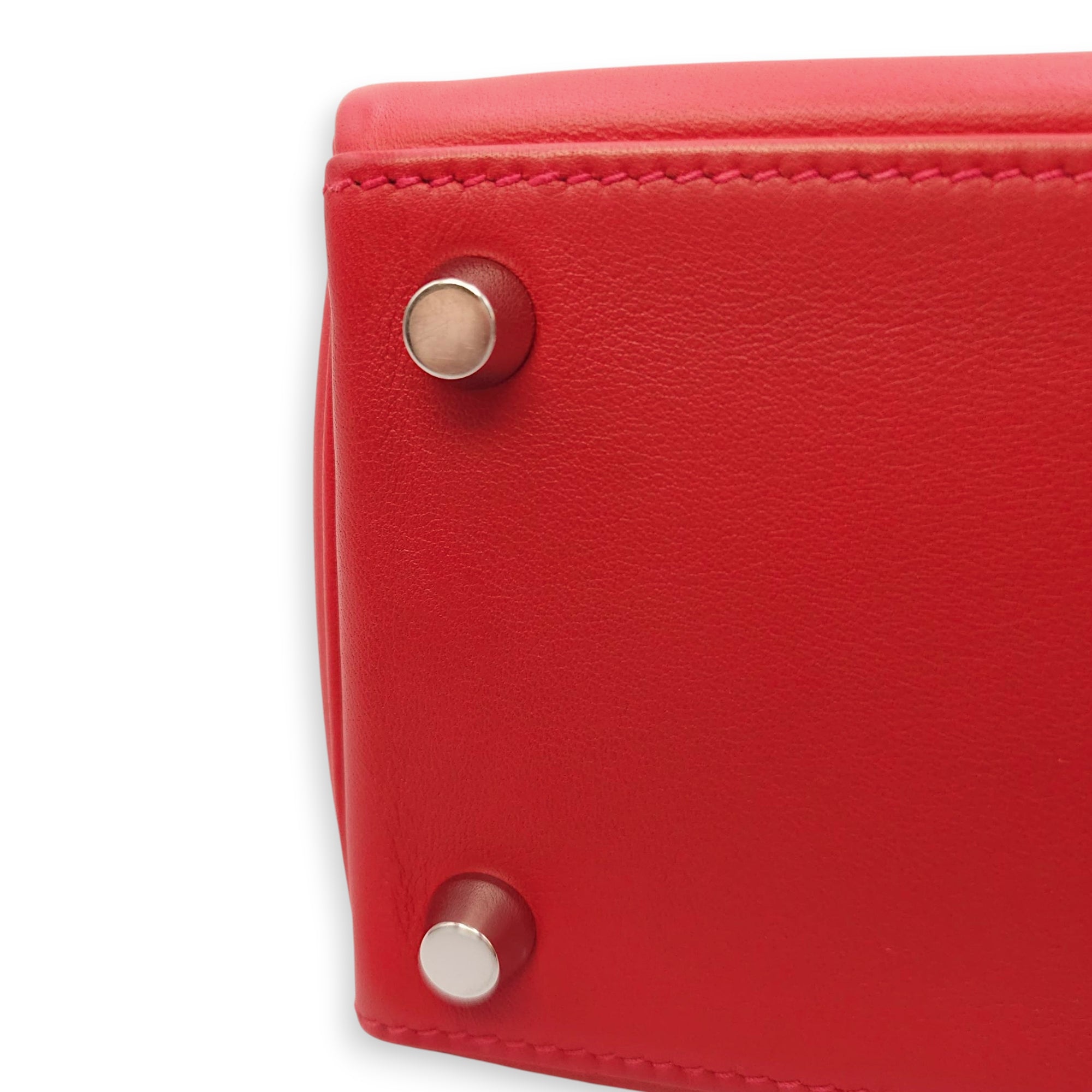 Kelly 25 Geranium in Swift, Palladium hardware