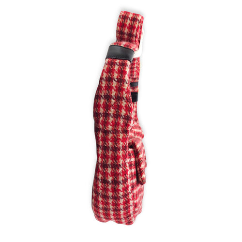 Coco Neige 24/25 Red Hobo Bag in Wool, Gold hardware