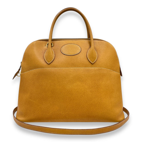 Bolide 35 Naturel in Veau Porc, Gold hardware
