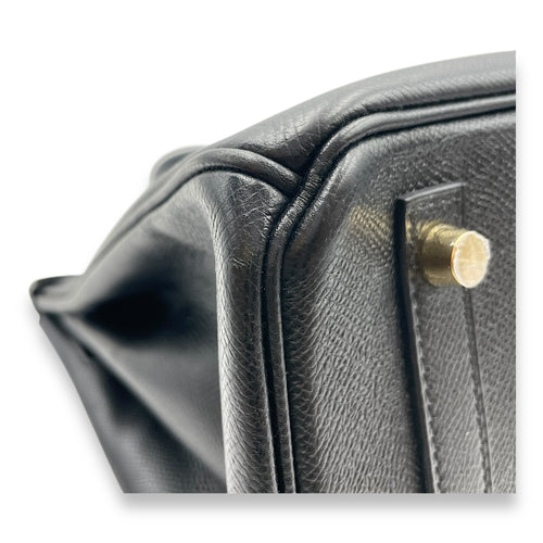 Birkin 30 Black in Epsom, Gold hardware