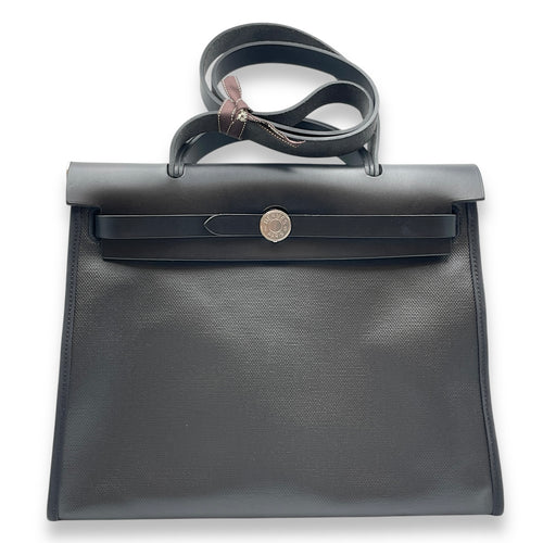 Herbag 31 Black in Toile Berline, Palladium hardware