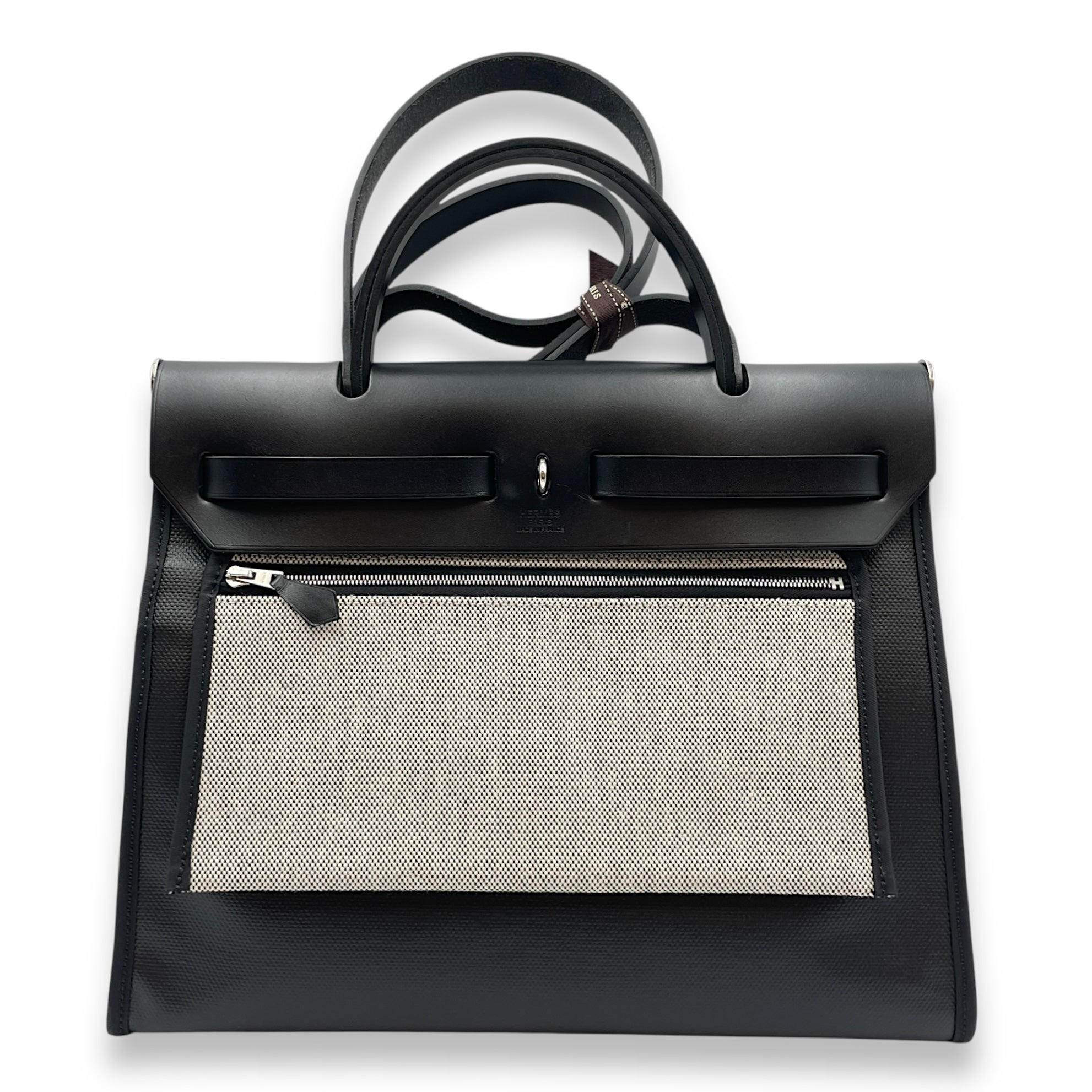 Herbag 31 Black in Toile Berline, Palladium hardware