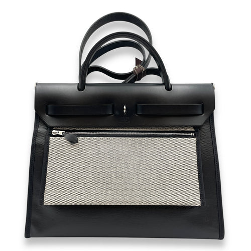 Herbag 31 Black in Toile Berline, Palladium hardware