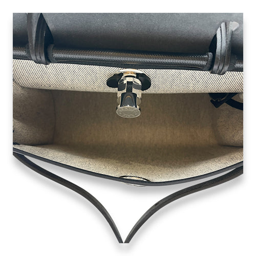 Herbag 31 Black in Toile Berline, Palladium hardware
