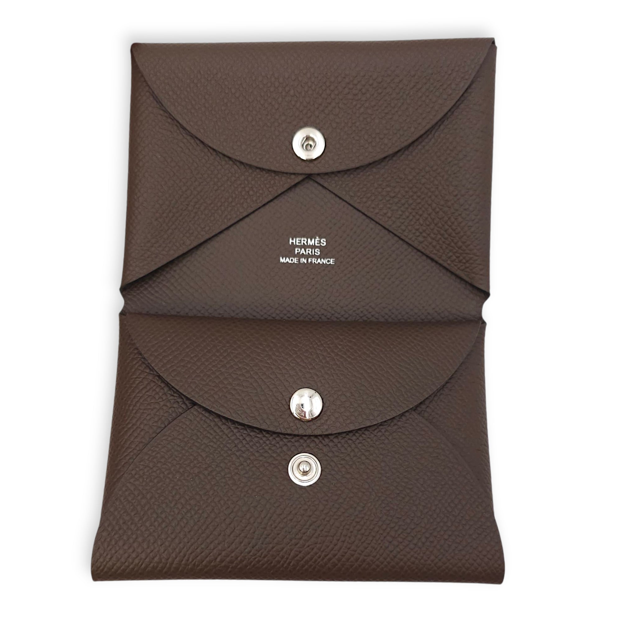 Calvi Duo Ecorce Card Holder in Epsom