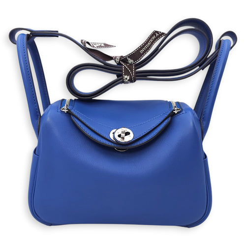 Lindy Mini Blue France/Blue Sapphire in Swift, Palladium hardware
