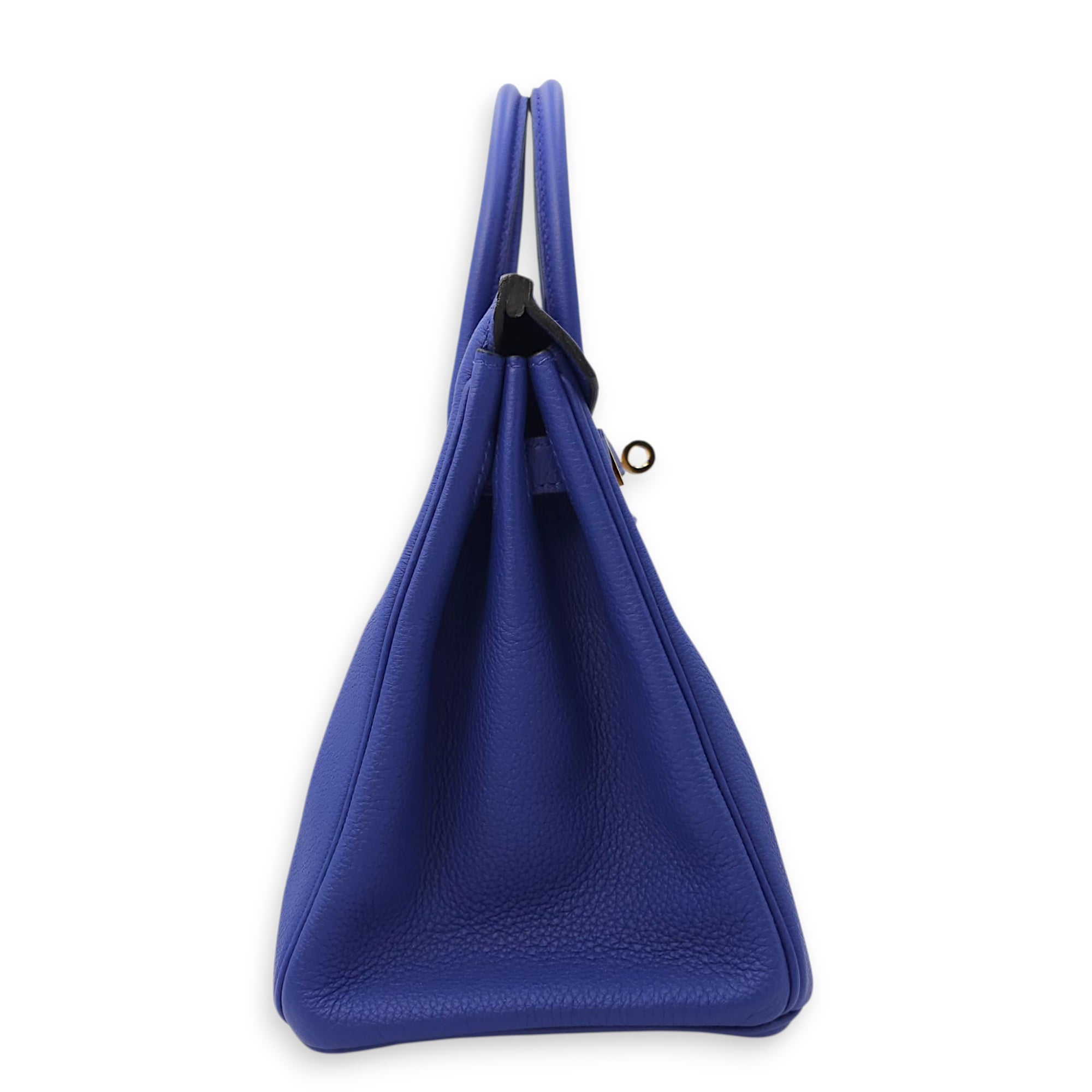Birkin 25 Blue Electric in Togo, Gold hardware