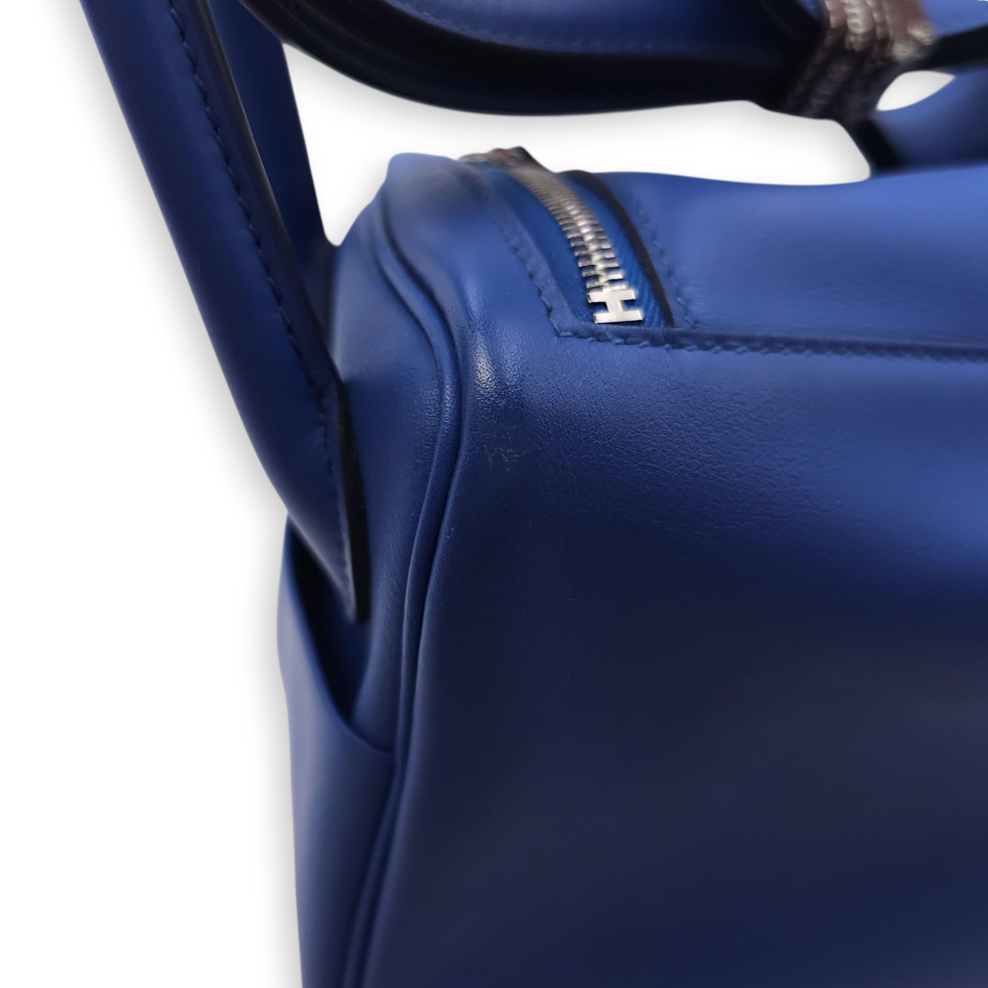 Lindy Mini Blue France/Blue Sapphire in Swift, Palladium hardware