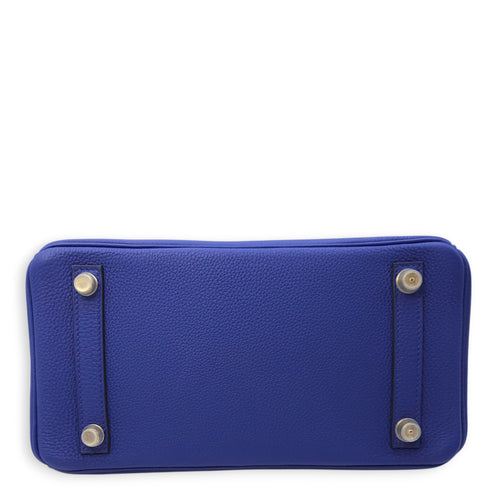 Birkin 25 Blue Electric in Togo, Gold hardware