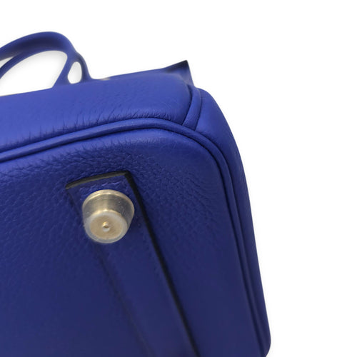 Birkin 25 Blue Electric in Togo, Gold hardware