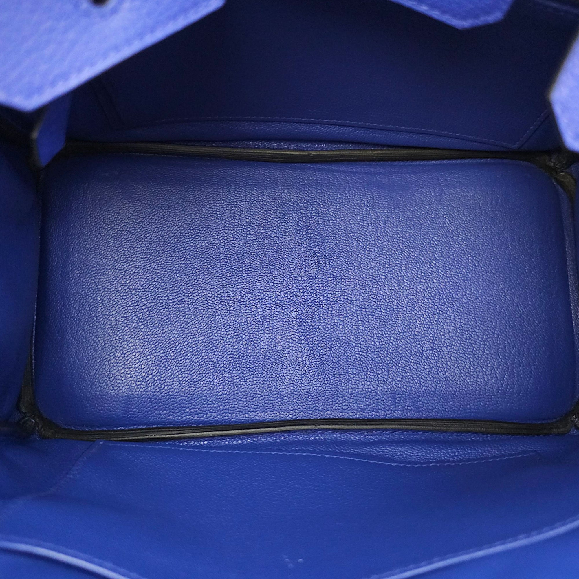 Birkin 25 Blue Electric in Togo, Gold hardware