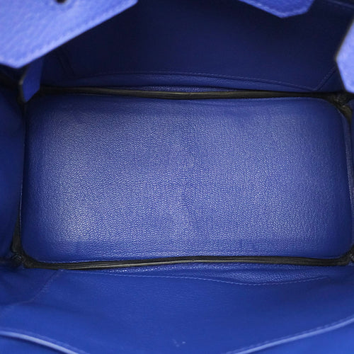 Birkin 25 Blue Electric in Togo, Gold hardware