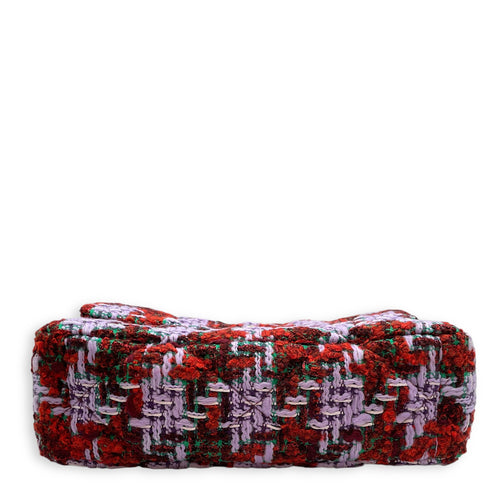 C19 Multi-colour Shoulder Bag in Tweed, Tri-tone hardware