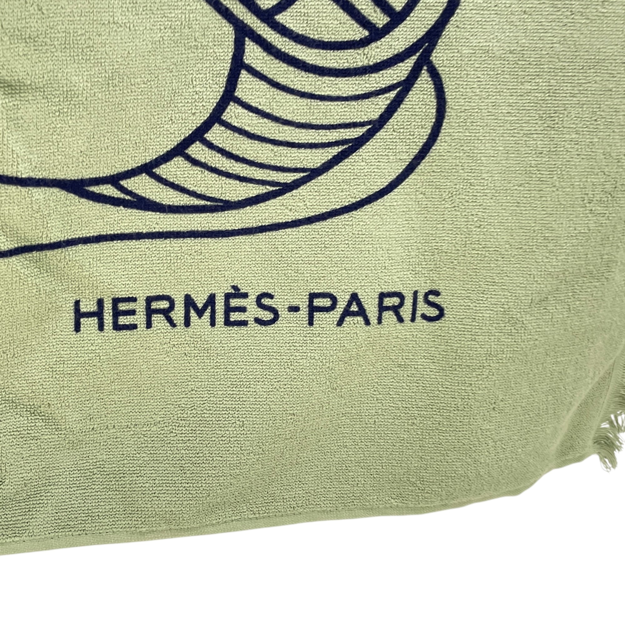 Yachting Tatoo Thalassa Green Beach Towel